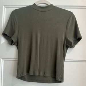 Abercrombie & Fitch Khaki Short Sleeve Tee
